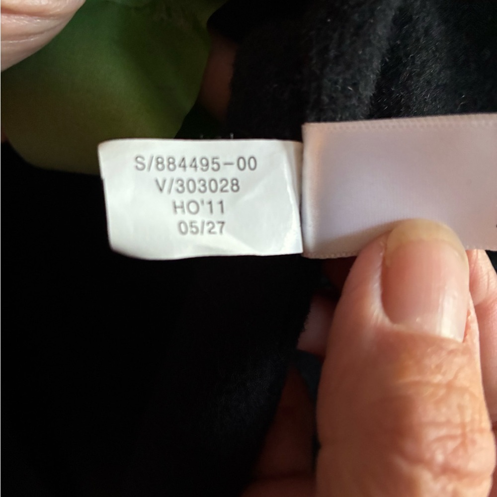 Banana Republic Black Wool Coat with Chain Detail - Picture 5 of 5